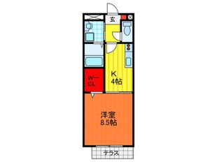 アム－ル　ロ－タスの物件間取画像